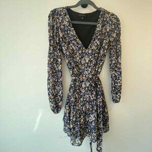 Fall dress floral print
